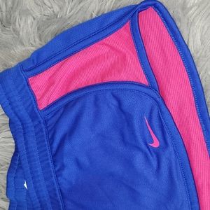Nike blue and pink large shorts